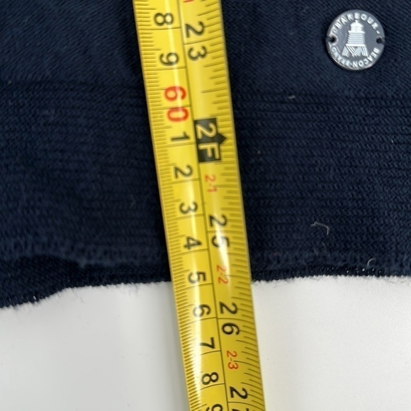 Barbour Blue/White/Red Striped Crewneck Sweater Size Medium - Picture 12 of 12